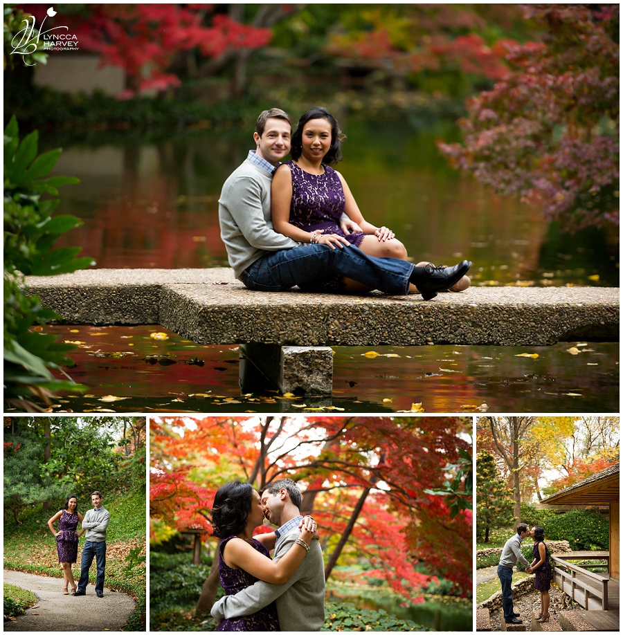 Fort Worth Engagement Photographer | Japanese Gardens | Lyncca Harvey Photography